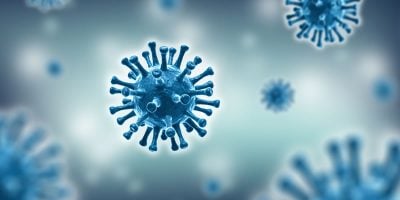 Corona Virus Background Copy Space Render Concept YG9CHR8