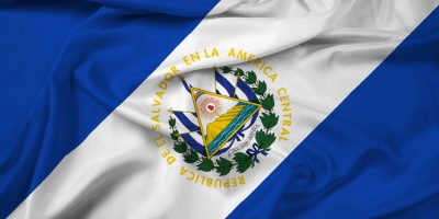 Waving El Salvador Flag