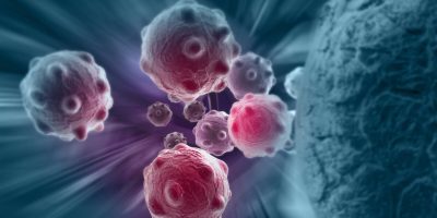 cancer cell made in 3d software