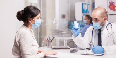 Doctor With Mask Against Coronavirus JE3CVPA